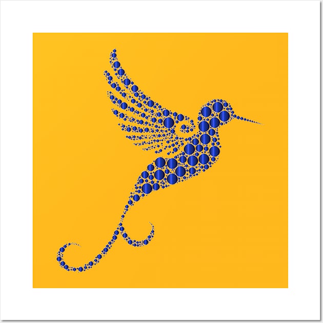 bright bold hummingbırd Wall Art by brighter bolder louder